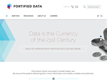 Tablet Screenshot of fortifieddata.com